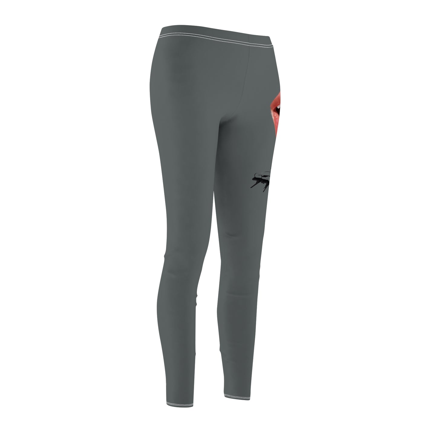 Redd Pill Lips Women's Cut & Sew Casual Leggings